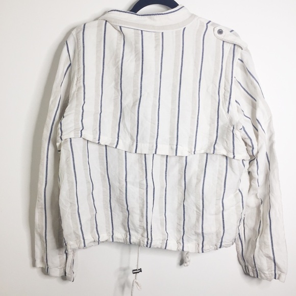 Rails Rowen Coco Stripe Utility Jacket size large - Picture 16 of 16